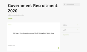 Governmentrecruitments.blogspot.in thumbnail