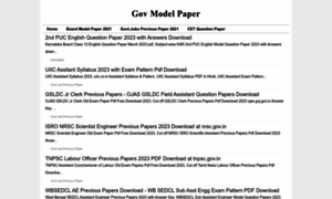 Govmodelpaper.in thumbnail