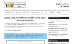 Govtemploymentnews.in thumbnail