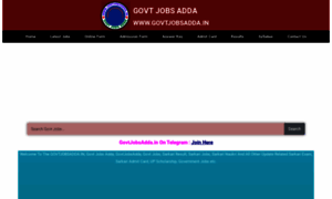 Govtjobsadda.in thumbnail