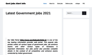 Govtjobsalertinfo.in thumbnail