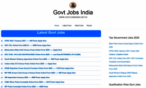 Govtjobsindia.net.in thumbnail