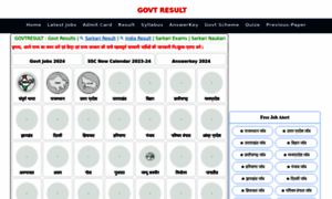 Govtresult.net thumbnail