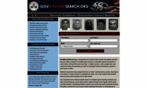 Govwarrantsearch.org thumbnail