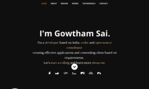 Gowtham-sai.com thumbnail