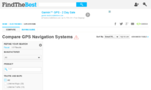 Gps-system.findthebest.com thumbnail