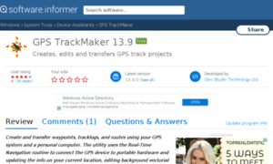 Gps-trackmaker.software.informer.com thumbnail