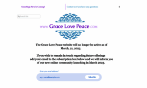 Gracelovepeace.com thumbnail