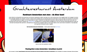 Grachtenrestaurant.amsterdam thumbnail