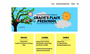 Graciesplacepreschool.com thumbnail