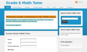 Grade6mathtutor.devhub.com thumbnail