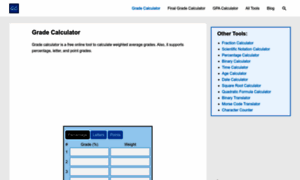 Gradecalculator.tech thumbnail