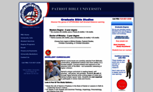 Gradstudies.patriotuniversity.org thumbnail