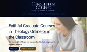 Graduate.christendom.edu thumbnail