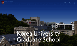 Graduate2.korea.ac.kr thumbnail