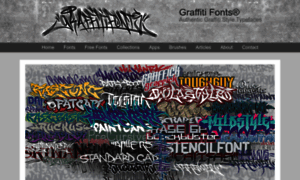 Graffitifonts.com thumbnail