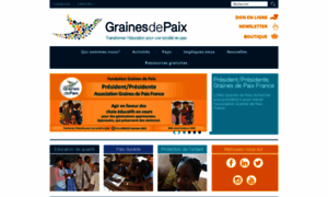 Grainesdepaix.org thumbnail