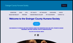 Graingercountyhumanesociety.org thumbnail