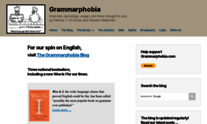 Grammarphobia.com thumbnail