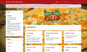 Granbystreetpizza.click4ameal.net thumbnail