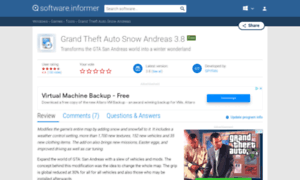 Grand-theft-auto-snow-andreas.software.informer.com thumbnail
