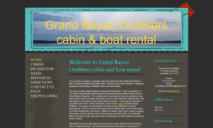 Grandbayoucabins.com thumbnail