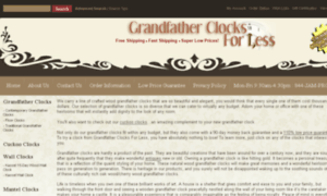 Grandfather-clocks-for-less.com thumbnail