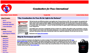 Grandmothersforpeace.org thumbnail