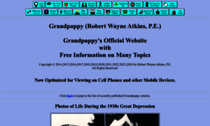 Grandpappy.org thumbnail