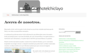 Granhotelchiclayo.com.pe thumbnail