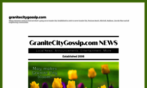Granitecitygossip.com thumbnail