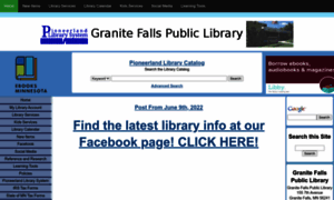 Granitefalls.lib.mn.us thumbnail