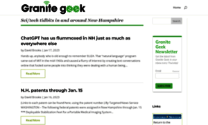 Granitegeek.concordmonitor.com thumbnail