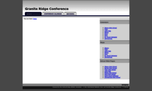 Graniteridgeconference.org thumbnail