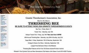 Granitethreshingbee.com thumbnail