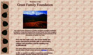 Grantfamilyfoundation.com thumbnail