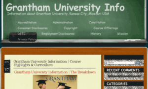 Granthamuniversity.info thumbnail