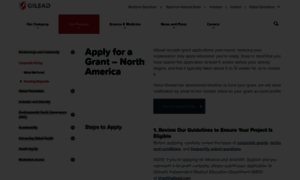 Grants.gilead.com thumbnail