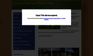 Granvilleparkbowlsclub.webs.com thumbnail