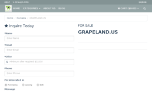 Grapeland.us thumbnail