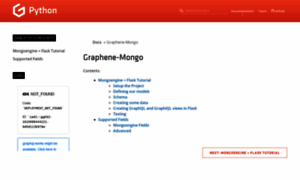 Graphene-mongo.readthedocs.io thumbnail