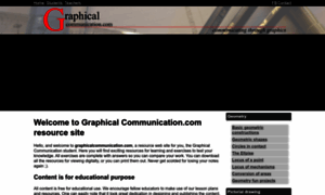 Graphicalcommunication.com thumbnail