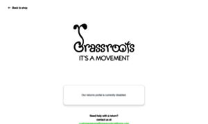 Grassroots-california.loopreturns.com thumbnail