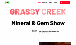 Grassycreekgemshow.org thumbnail