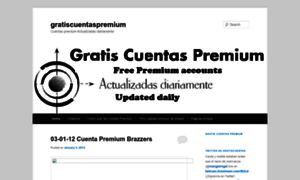 Gratiscuentaspremium.wordpress.com thumbnail