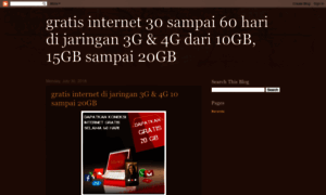 Gratisinternet30gb.blogspot.com thumbnail