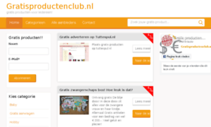 Gratisproductenclub.nl thumbnail