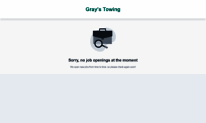 Grays-towing.workable.com thumbnail
