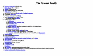 Graysonfamily.org thumbnail