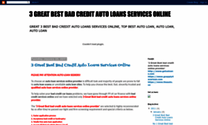 Great-bad-credit-auto-loan.blogspot.com thumbnail